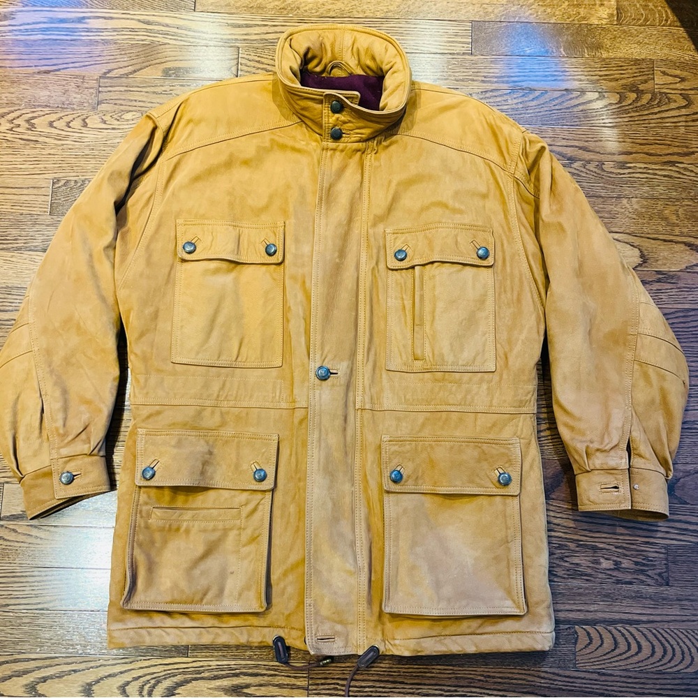 Timberland Leather Field Jacket • LIKE NEW